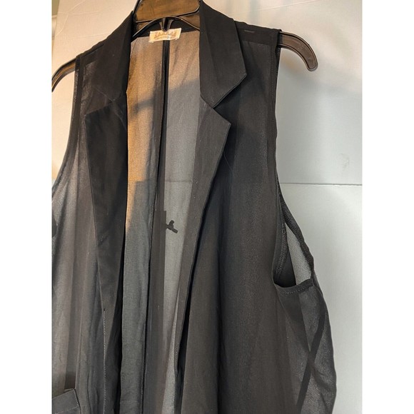 Ladies long Chiffon Jacket Special Occasion Evening Party Sheer Size S/M - Picture 6 of 13